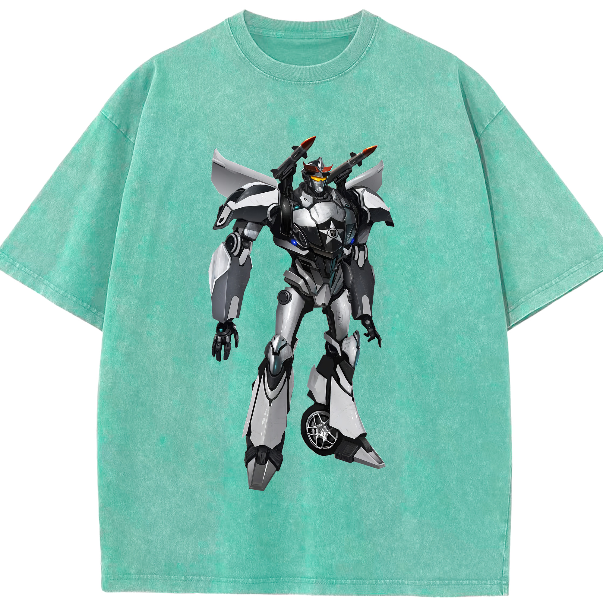 （画像用） Transformers トランスフォーマー 綿100% ヴィンテージ風 半袖Tシャツ（フロントプリント）